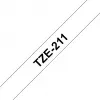 Etikettenlint Brother TZe-211 zwart op wit