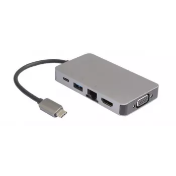 USB-C Mini Dock USB-C naar 2 x USB3.0 A /RJ45/