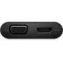 DELL USB-C - HDMI / VGA / Ethernet / USB 3.0 - zwart - bedraad - USB 3.2 Gen 1 (3.1 Gen 1) Type-C - 10,100,1000 Mbit/s - zwart - 1920 x 1080 Pixel - Dell (DA200)