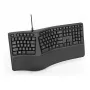 Draadloos ergonomisch compact toetsenbord TRUST KEYRA ERGO MULTI DE - draadloos, compacte layout, Duitse toetsindeling