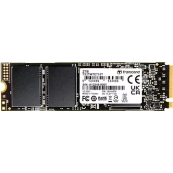 Transcend MTE710T - SSD - 256 GB - intern - M.2 2280 (dubbelzijdig) - PCIe 4.0 x4 (NVMe) (TS256GMTE710T)