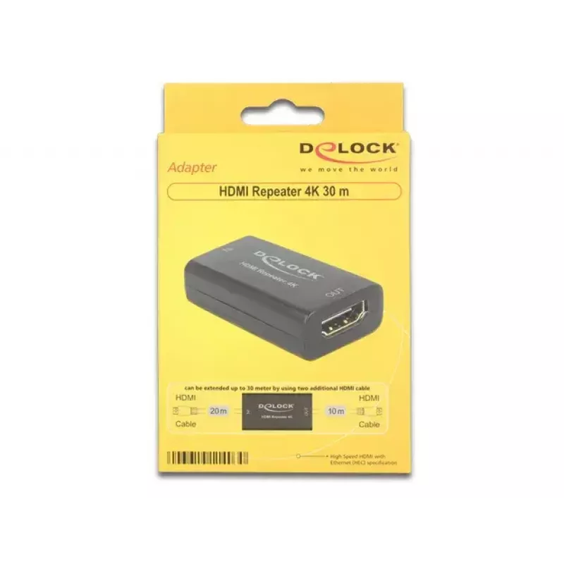 AV-extender DeLOCK 11403 zwart