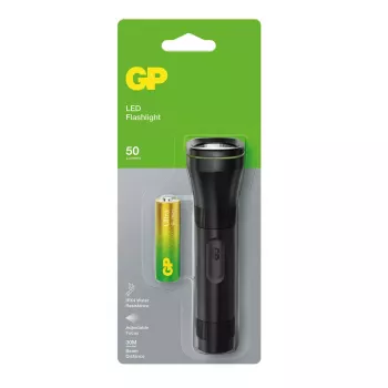 Handzaklamp GP Lighting 450066 zwart 50 lm 30 m 24 h