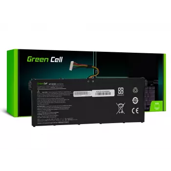 Laptop-accu Green Cell voor ASUS A555 F555 K555 R556 X555, LiPo 4000 mAh, 7,6 V, 4 cellen, zwart