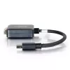 C2G Mini DisplayPort naar DVI-adapter 20cm Thunderbolt naar DVI-D zwart