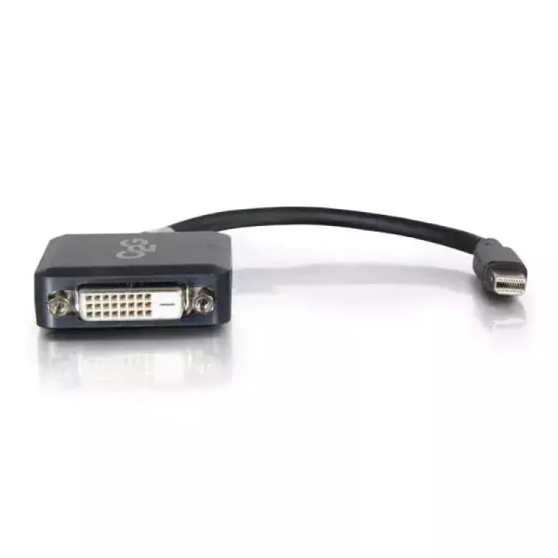 C2G Mini DisplayPort naar DVI-adapter 20cm Thunderbolt naar DVI-D zwart