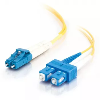 C2G InfiniBand/glasvezelkabel 2 m LC SC OFNR geel