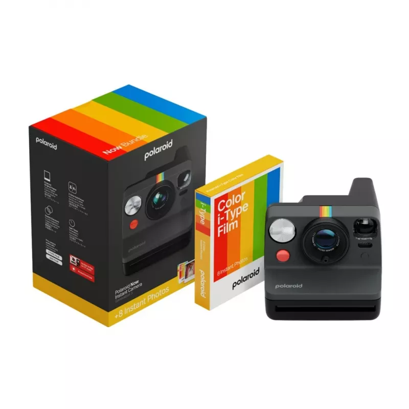 Polaroid Now Bundle instantcamera Gen. 3 (starterspakket) zwart