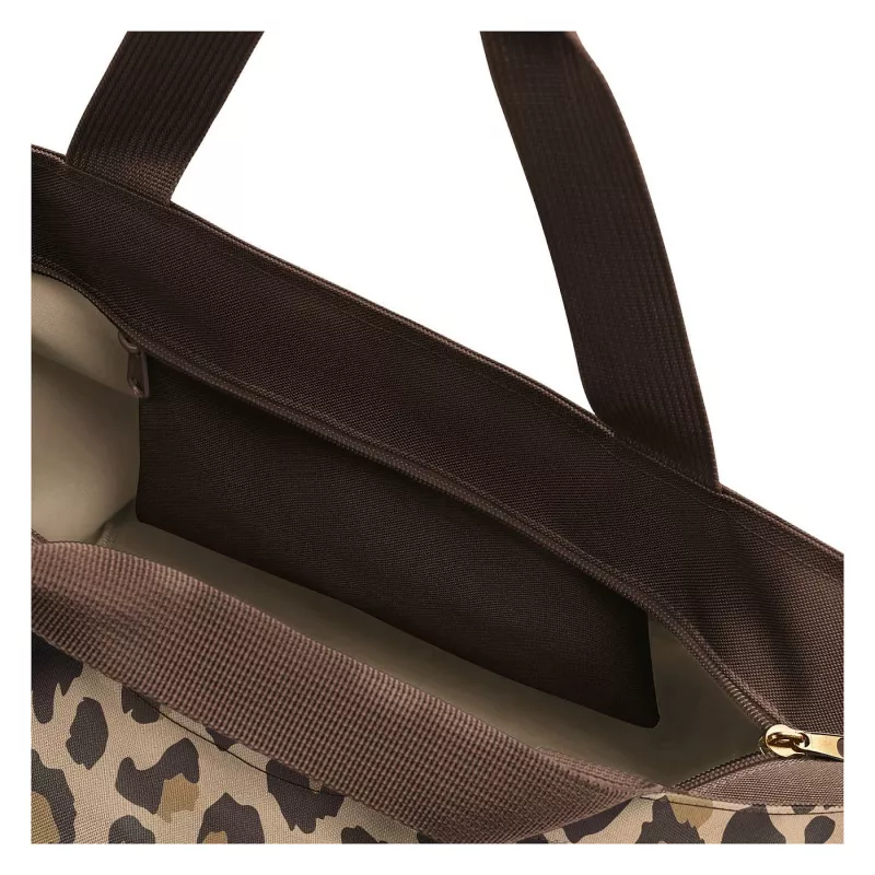reisenthel Shopping Bag shopper M LEO MACCHIATO kunstvezel bruin ZS6048 (ZS6048)