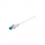 Wentronic Goobay CAT 6a patchkabel, S/FTP (PiMF), wit, 3 m – LSZH halogeenvrij, koper (93790)