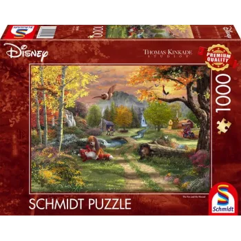 Thomas Kinkade Studios: Disney - Cap en Capper, puzzel 1000 stukjes