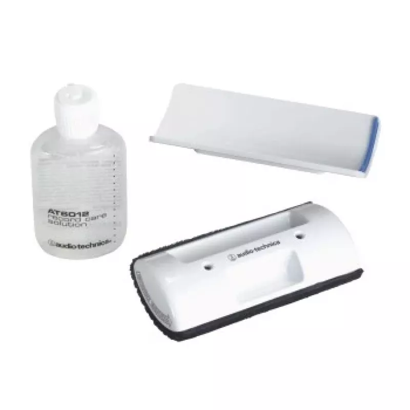 Audio-Technica AT6012 platenreinigingsset, 60 ml, met fluwelen borstelpad