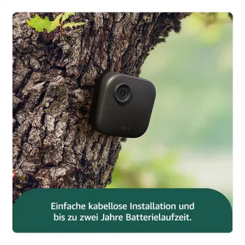 AMAZON (RING) Blink Outdoor 4 - netwerkbewakingscamera - buiten, binnen - weerbestendig - kleur (dag/nacht) - 1080p - audio - draadloos - Wi-Fi (B0B1N5RL1Q)