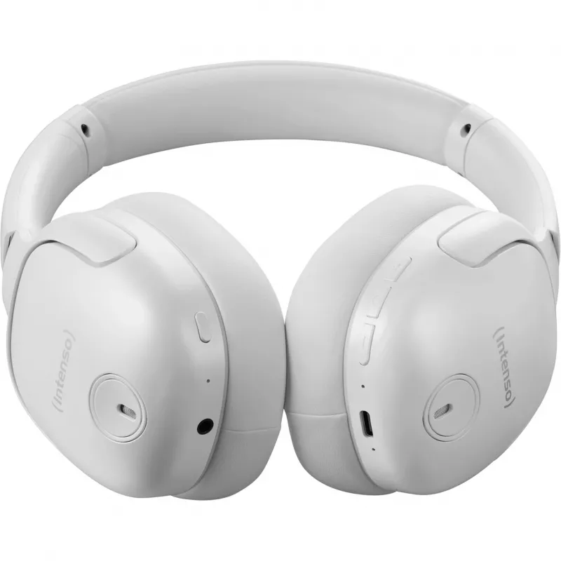 Intenso over-ear TWS True Wireless hoofdtelefoon Bluetooth 5.3, hybride actieve ruisonderdrukking (ANC), transparantiemodus, muziekmodus, passieve modus