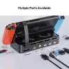 Handheld-gameconsole dockstation Unitek G1002F01 — USB-dockaansluiting, zwart
