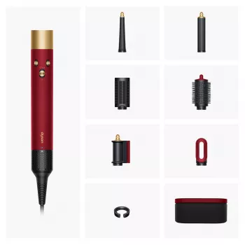 Airwrap i.d. Straight + Wavy Limited Edition, multistyler rood/goud, Bluetooth