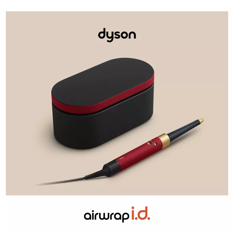 Airwrap i.d. Straight + Wavy Limited Edition, multistyler rood/goud, Bluetooth