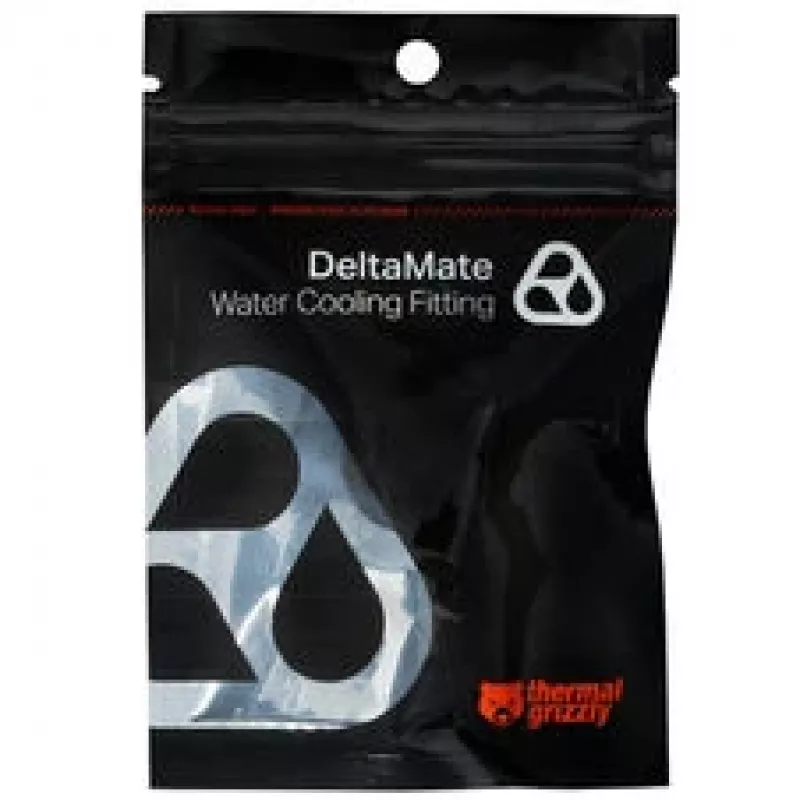Thermal Grizzly DeltaMate Extender Fitting MM7R, messing G1/4, zwart (TG-DM-FIT-0011)