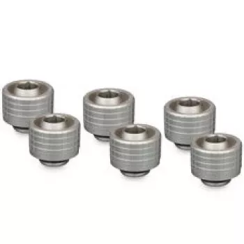 Thermal Grizzly DeltaMate Compression Fitting ST16, messing G1/4, nikkel, 6-pack (TG-DM-FIT-6201)