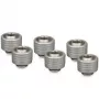 Thermal Grizzly DeltaMate Compression Fitting ST16, messing G1/4, nikkel, 6-pack (TG-DM-FIT-6201)