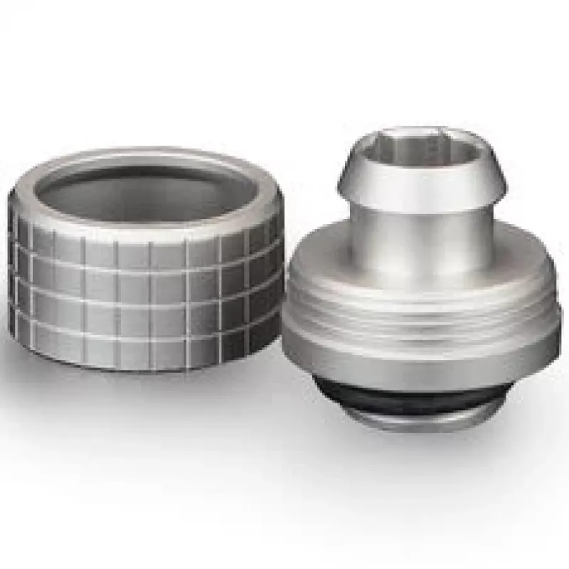 Thermal Grizzly DeltaMate Compression Fitting ST16, messing G1/4, nikkel, 6-pack (TG-DM-FIT-6201)