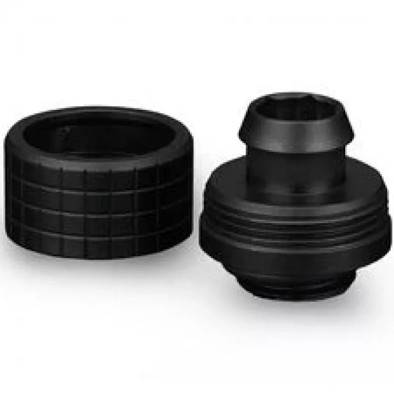 Thermal Grizzly DeltaMate Compression Fitting ST16, messing G1/4, zwart, 6-pack (TG-DM-FIT-6001)