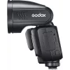 Flitser Godox V100‑N voor Nikon — draagbare TTL-li‑ion opzetflitser