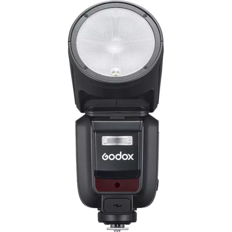 Flitser Godox V100‑N voor Nikon — draagbare TTL-li‑ion opzetflitser