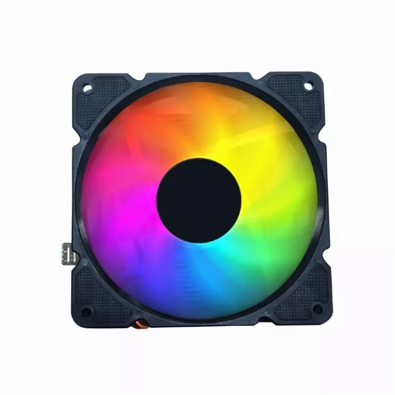 Luchtkoeler Gembird CPU-HURACAN-ARGB-X140 12 cm zwart wit 800-1600 t/min