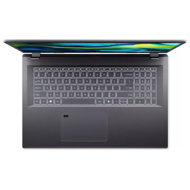 Acer Aspire 17 A17-51M-52TG NX.J0HEG.005 notebook 43,9 cm (17,3) 1920x1080 - Intel Core 5 120U - 1TB SSD - HDMI/USB-C - Linux (eShell) - grijs