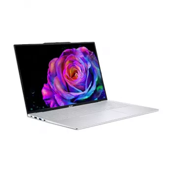 Laptop Acer Swift Air 16 OLED SFA16-61M-R2T2 — AMD Ryzen AI 5 330, 16 inch WUXGA, 16 GB RAM, 512 GB SSD, Windows 11 Home, zilver