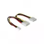 Y-kabel stroomvoorziening DeLOCK 82111 0,25 m