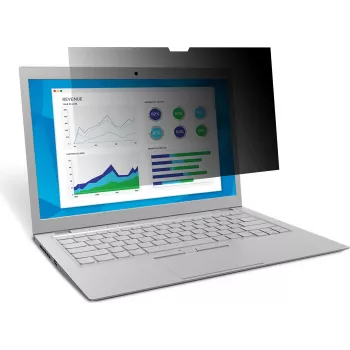 3M 98044066540 - notebook-beeldschermbeschermfolie - zwart - universeel - 39,6 cm (15,6 inch) - antireflecterende beeldschermbeschermfolie - krasvast (98044066540)