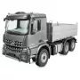 Op afstand bestuurbare Amewi Mercedes Arocs kiepwagen 6x6 1:14 RTR antraciet, schaal 1:14, 6x6-aandrijving