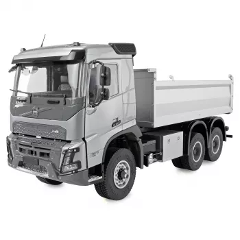 Radio bestuurbare Amewi Volvo FMX E015 6x4 kiepwagen 1:14 RTR zilver