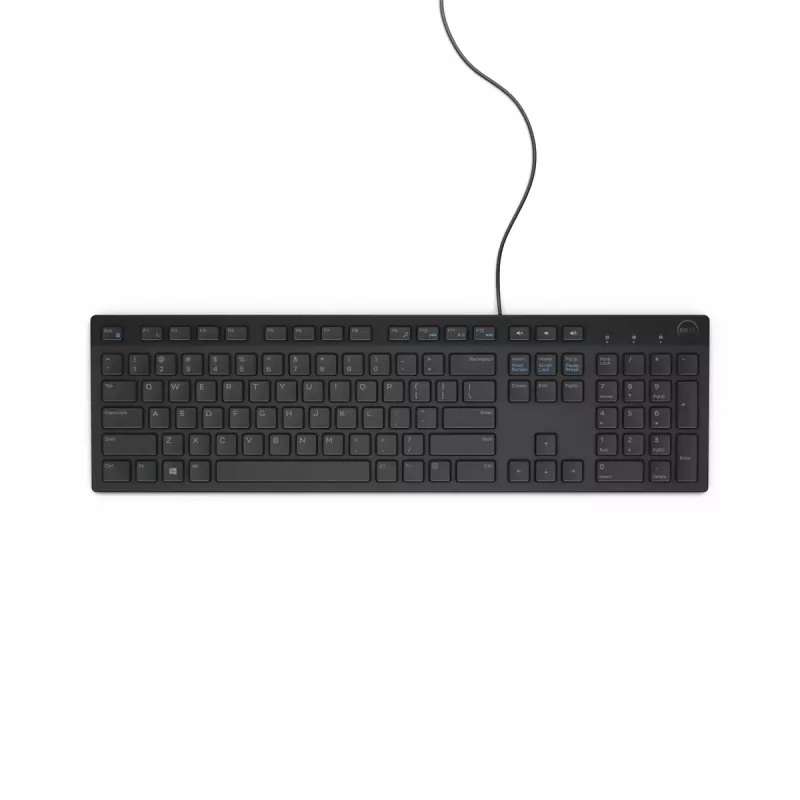 DELL KB216 toetsenbord universeel USB QWERTY UK-Engels zwart full-size bedraad