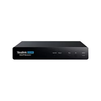 AVoIP-decoder-ontvanger Yealink DE300 met geavanceerde audioprocessing en netwerkconnectiviteit