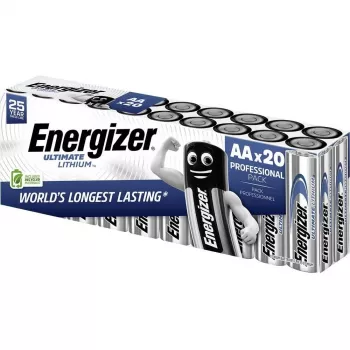 Energizer Ultimate FR6 Mignon AA-batterij lithium 3000 mAh 1,5 V 20 stuks (E304283200)