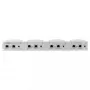 Wantec 2wIP D-Series RJ45 19 rackapparaat 4x zender switchzijde