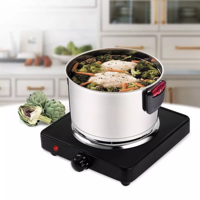 Elektrische eenpitskookplaat Maestro MR-770-1 1000W – compacte draagbare elektrische kookplaat