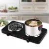 Elektrische tweepitskookplaat Maestro MR-770-2, 2000 W, compacte tafelkookplaat