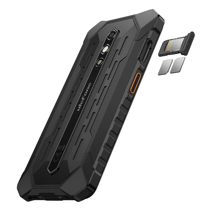 Robuuste smartphone UleFone RugKing 2 Pro – 4 GB RAM, 128 GB opslag, zwart