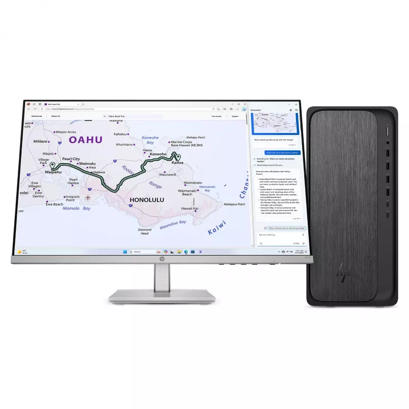 HP OmniDesk M02-0055ng AMD Ryzen™ 5 8500G desktop tower (BA2V0EA#ABD)