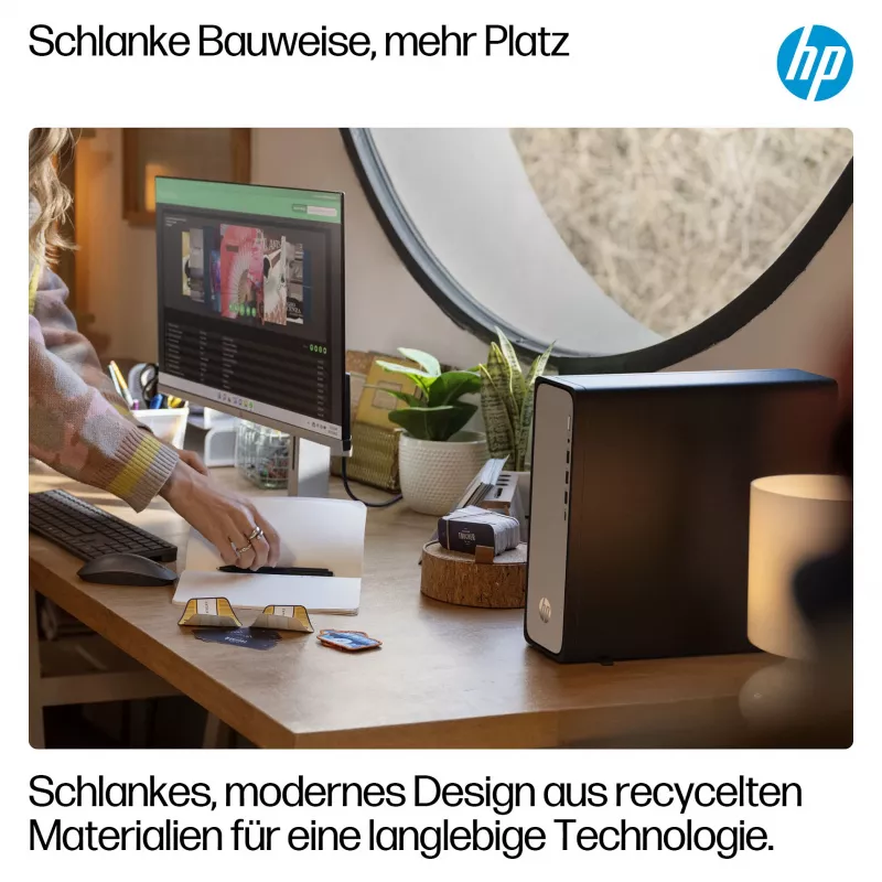 HP OmniDesk S03-0032ng - Slanke desktop - Core i3 i3-14100 - Compleetsysteem - Core i3