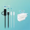 Hub USB 3.2 Gen 1, 4 poorten, USB-A/C, aan-/uitschakelaar