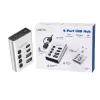 Hub USB 3.2 Gen 1, 4 poorten, USB-A/C, aan-/uitschakelaar