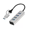 Hub USB 3.0 4-poorts USB-A 5 Gbit/s
