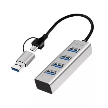 Hub USB 3.0 4-poorts USB-A 5 Gbit/s