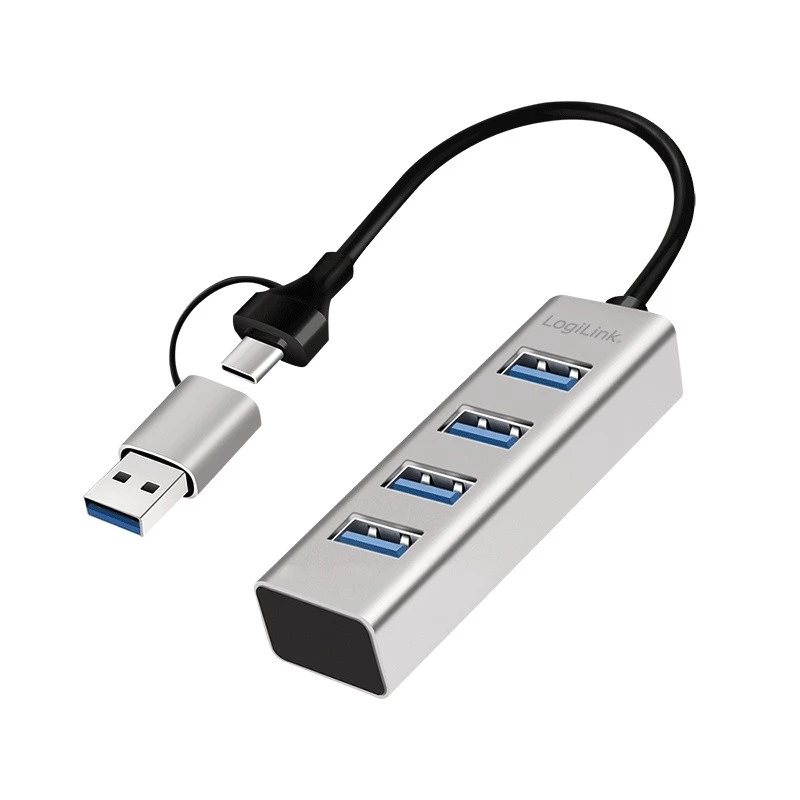 Hub USB 3.0 4-poorts USB-A 5 Gbit/s