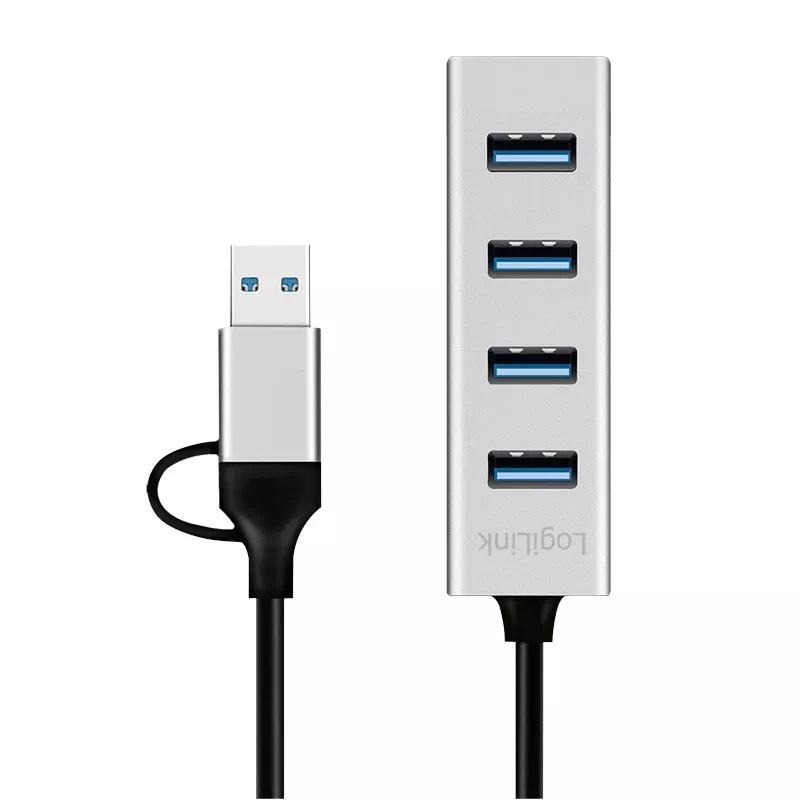 Hub USB 3.0 4-poorts USB-A 5 Gbit/s